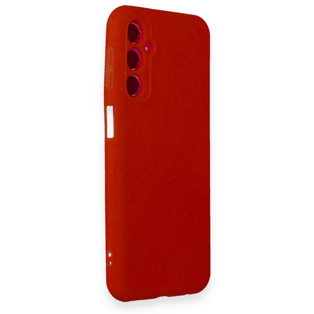  Samsung Galaxy M34 5G Kılıf First Silikon - Kırmızı