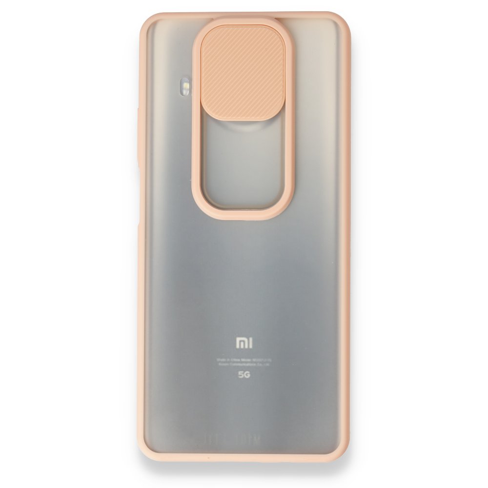 Xiaomi Mi 10T Lite Kılıf Palm Buzlu Kamera Sürgülü Silikon - Pembe  Xiaomi Mi 10T Lite Kılıf Palm Buzlu Kamera Sürgülü Silikon - Pembe
