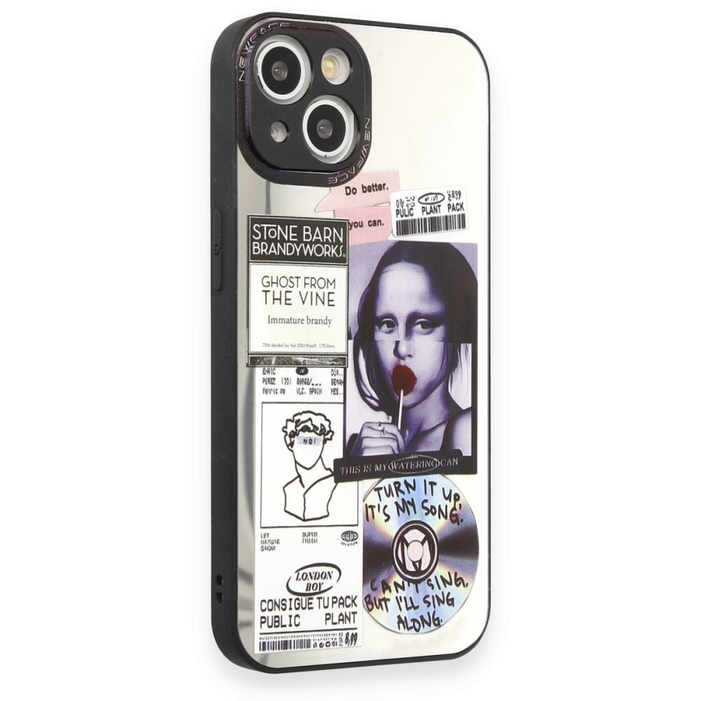  iPhone 14 Kılıf Mirror Desenli Kapak - Mirror - 2