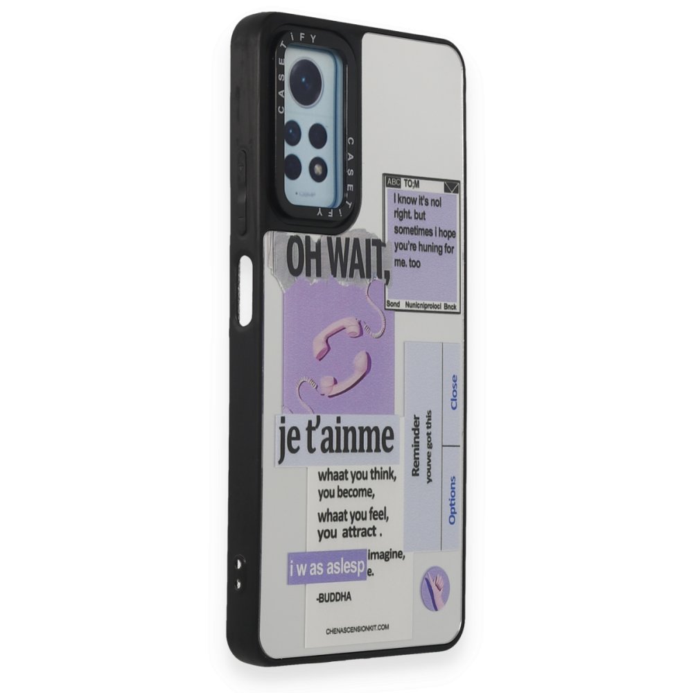 Redmi Note 12 Pro 4G Kılıf Mirror Desenli Kapak - Mirror - 4