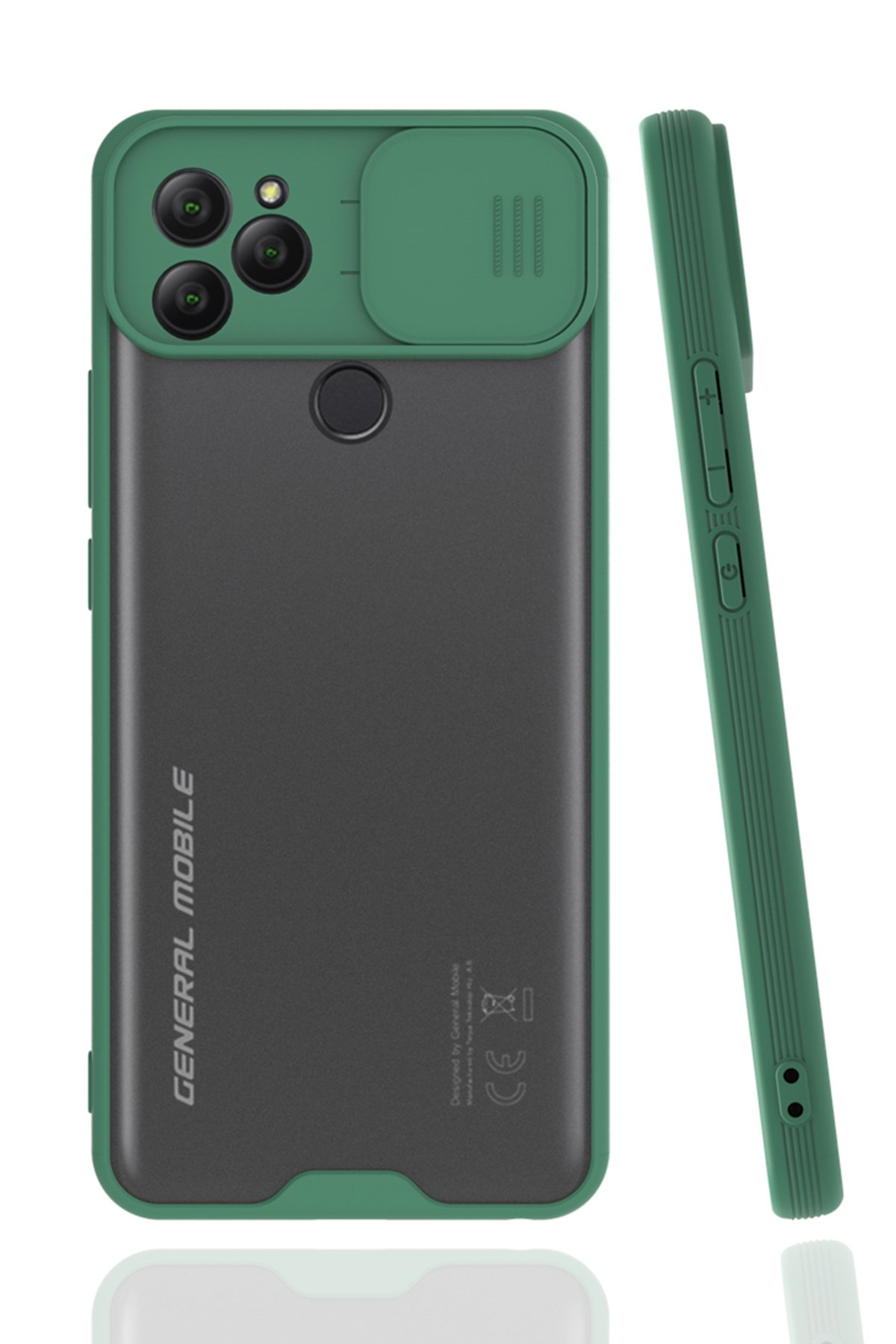  General Mobile GM 22 Kılıf Platin Kamera Koruma Silikon - Yeşil