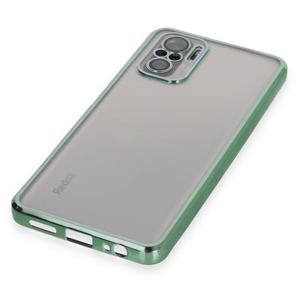 Xiaomi Poco M5s Kılıf Razer Lensli Silikon - Yeşil  Xiaomi Poco M5s Kılıf Razer Lensli Silikon - Yeşil