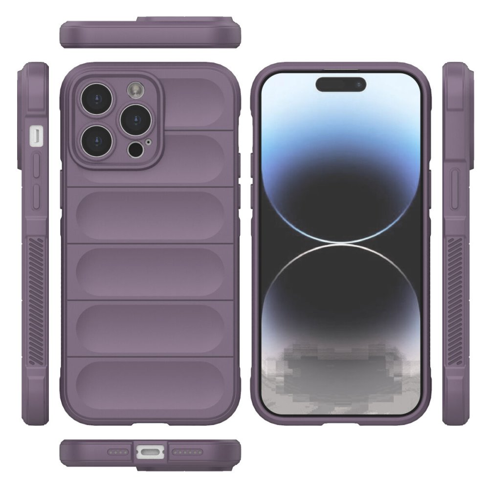 iPhone 14 Pro Kılıf Optimum Silikon - Mor  iPhone 14 Pro Kılıf Optimum Silikon - Mor