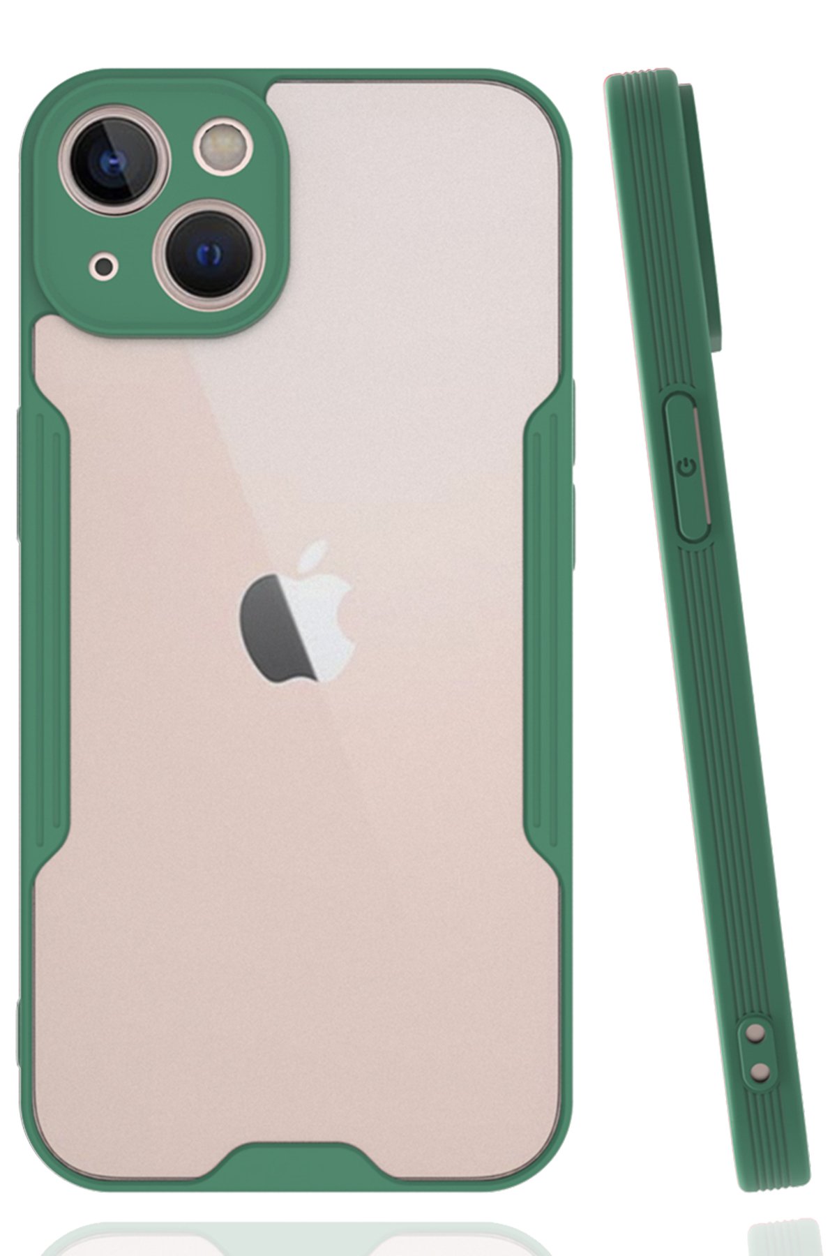  iPhone 14 Kılıf Platin Silikon - Yeşil