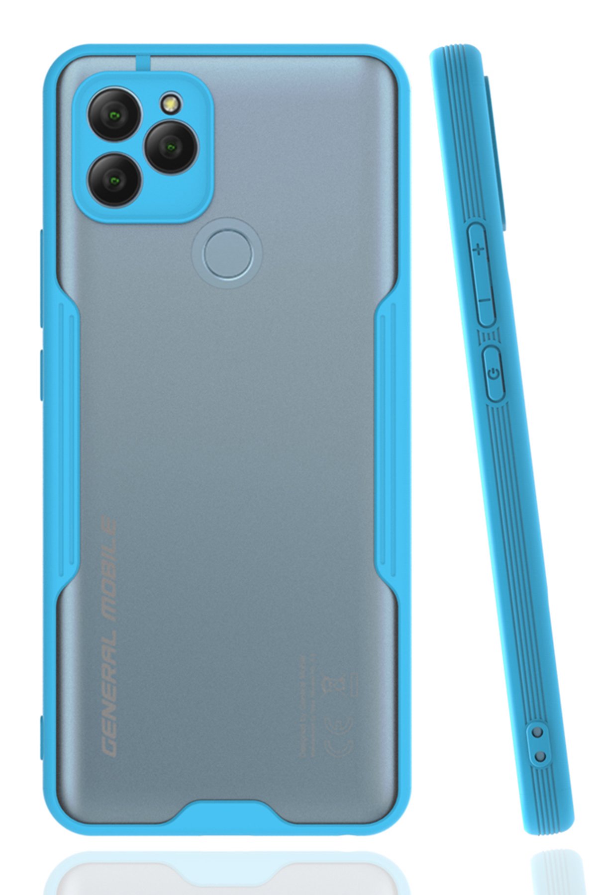  General Mobile GM 21 Kılıf Platin Silikon - Mavi