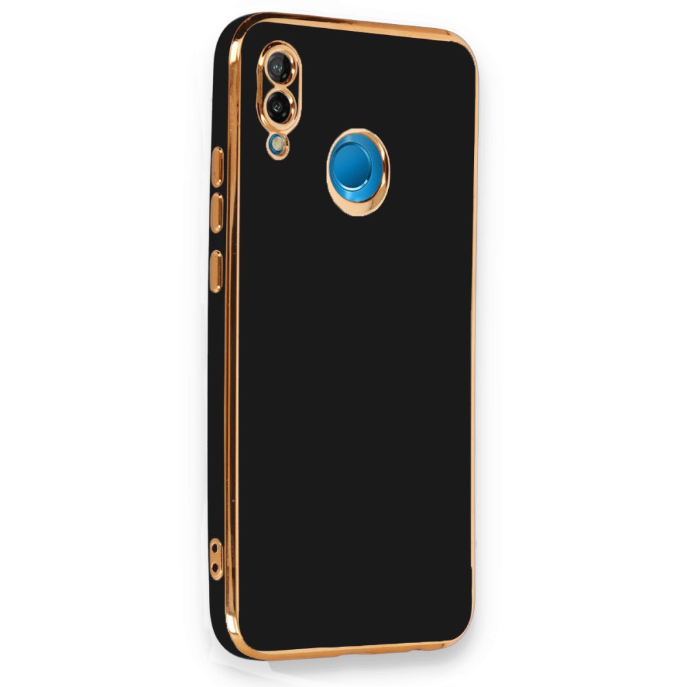 Huawei P20 Lite Kılıf Volet Silikon - Siyah Huawei P20 Lite Kılıf Volet Silikon - Siyah