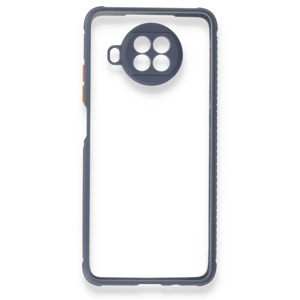 Redmi Note 9 Pro 5G Kılıf Miami Şeffaf Silikon - Gri Redmi Note 9 Pro 5G Kılıf Miami Şeffaf Silikon - Gri