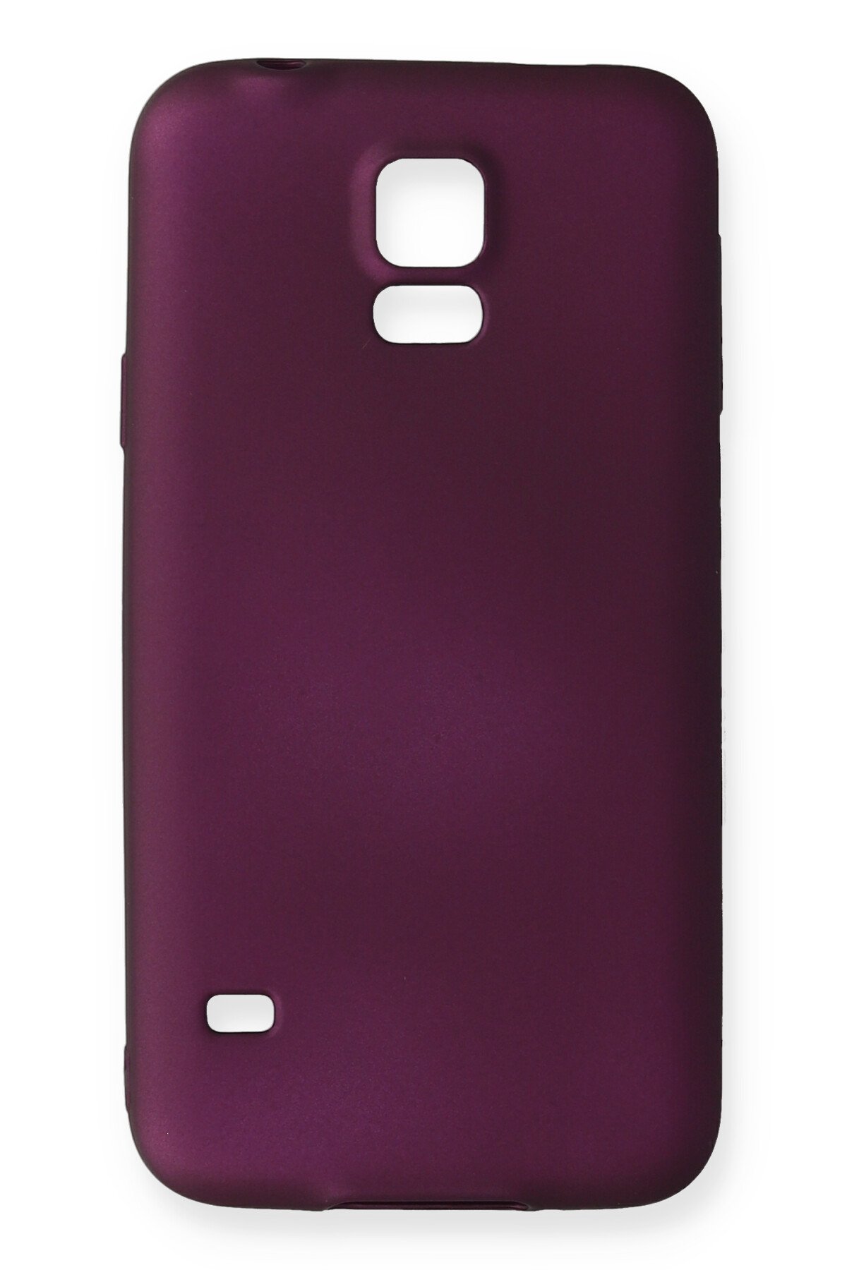  Samsung Galaxy S5 Kılıf First Silikon - Mürdüm