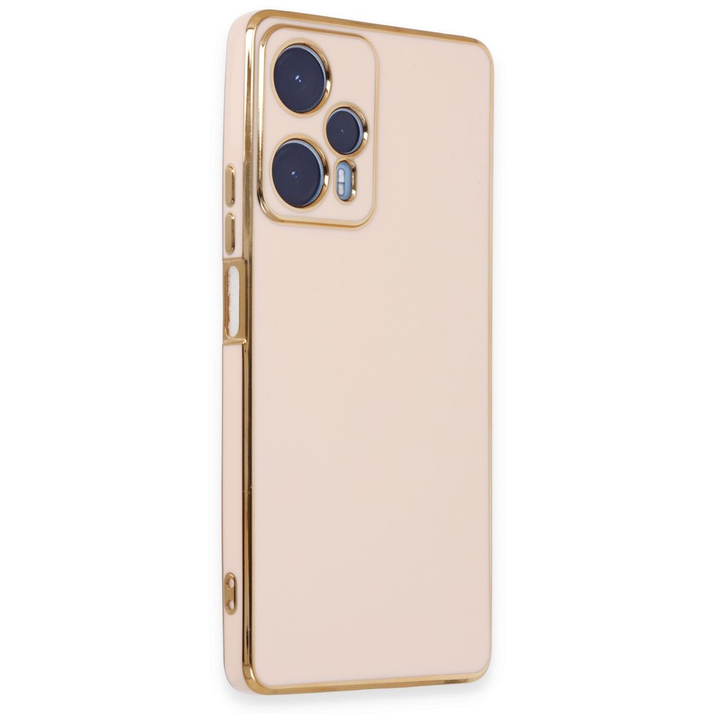 Xiaomi Poco F5 Kılıf Volet Silikon - Pembe Xiaomi Poco F5 Kılıf Volet Silikon - Pembe