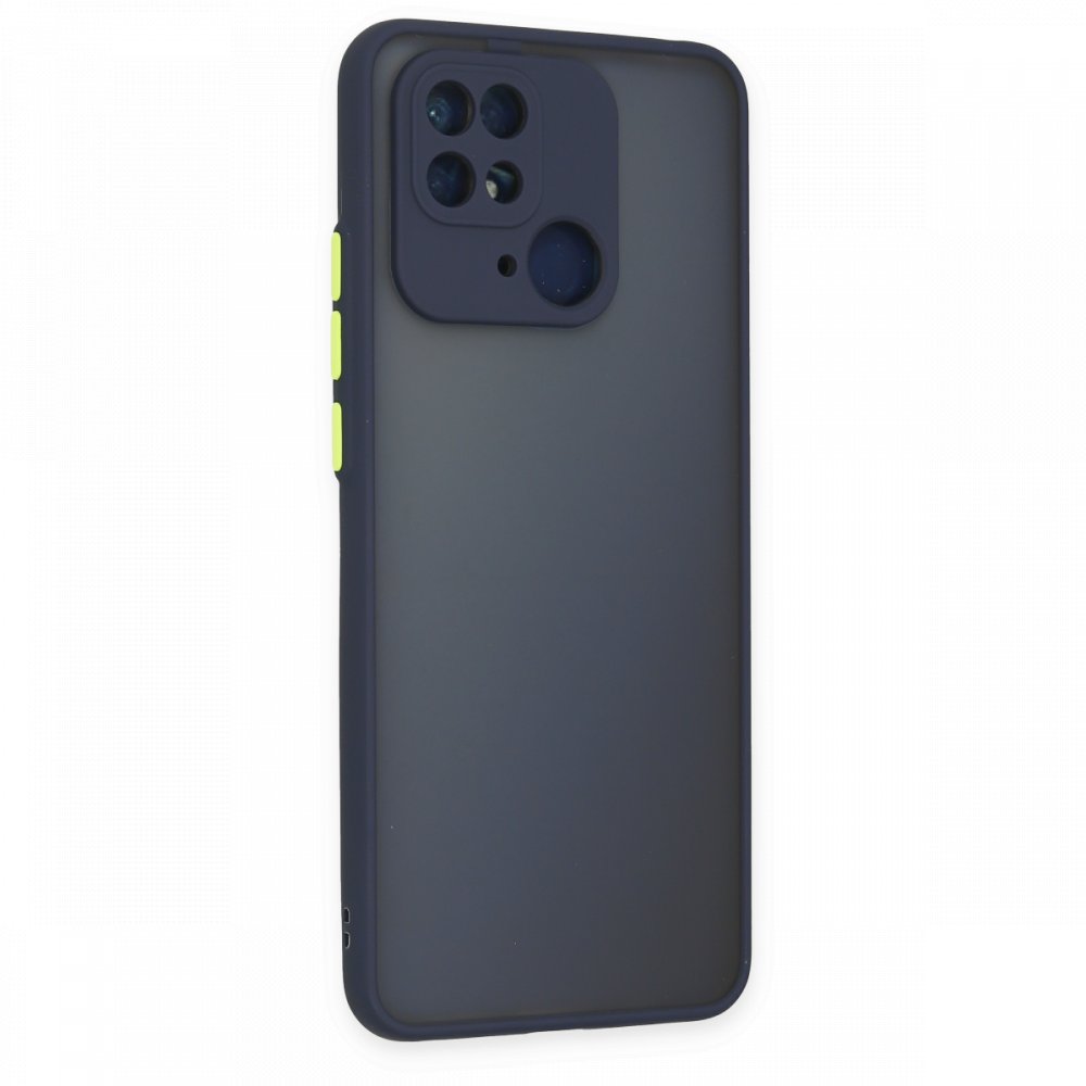 Xiaomi Poco C40 Kılıf Montreal Silikon Kapak - Lacivert Xiaomi Poco C40 Kılıf Montreal Silikon Kapak - Lacivert