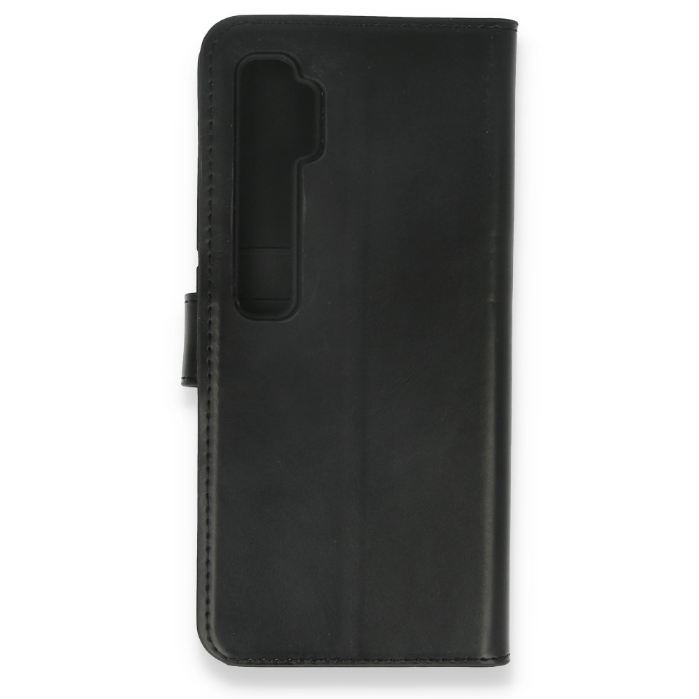  Xiaomi Mi Note 10 Kılıf Trend S Plus Kapaklı Kılıf - Siyah