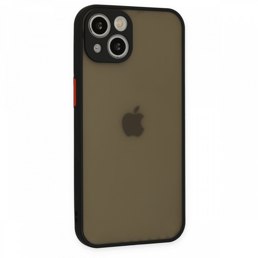 iPhone 14 Kılıf Montreal Silikon Kapak - Siyah iPhone 14 Kılıf Montreal Silikon Kapak - Siyah