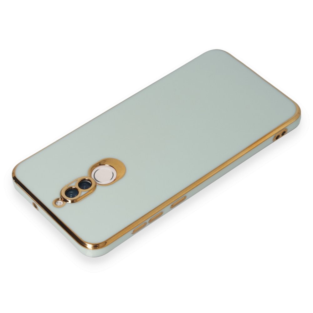 Huawei Mate 10 Lite Kılıf Volet Silikon - Açık Yeşil  Huawei Mate 10 Lite Kılıf Volet Silikon - Açık Yeşil