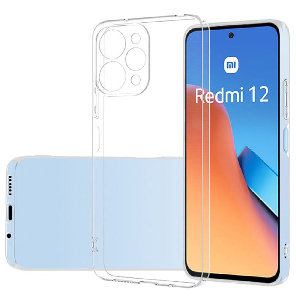 Redmi 12 Kılıf Lüx Şeffaf Silikon Redmi 12 Kılıf Lüx Şeffaf Silikon
