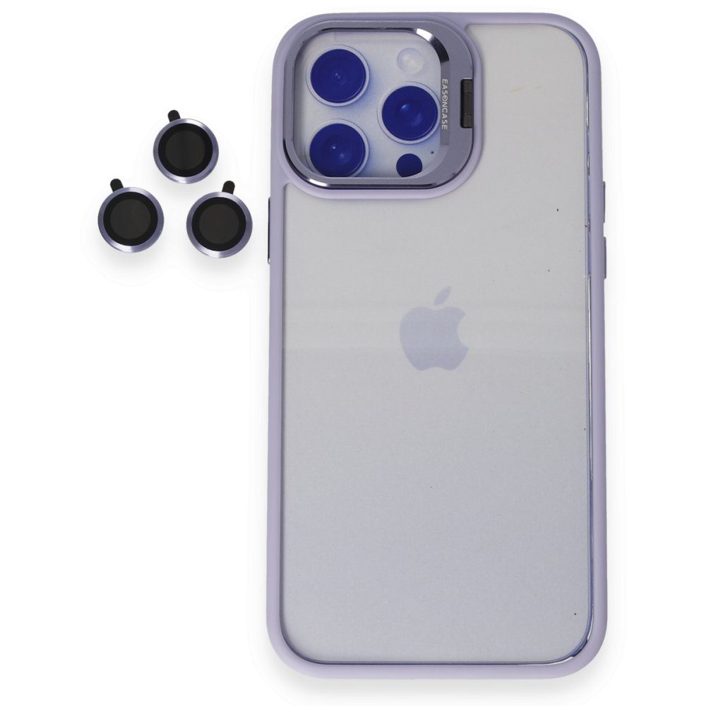 Joko iPhone 15 Pro Kılıf Roblox Lens Standlı Kapak - Lila