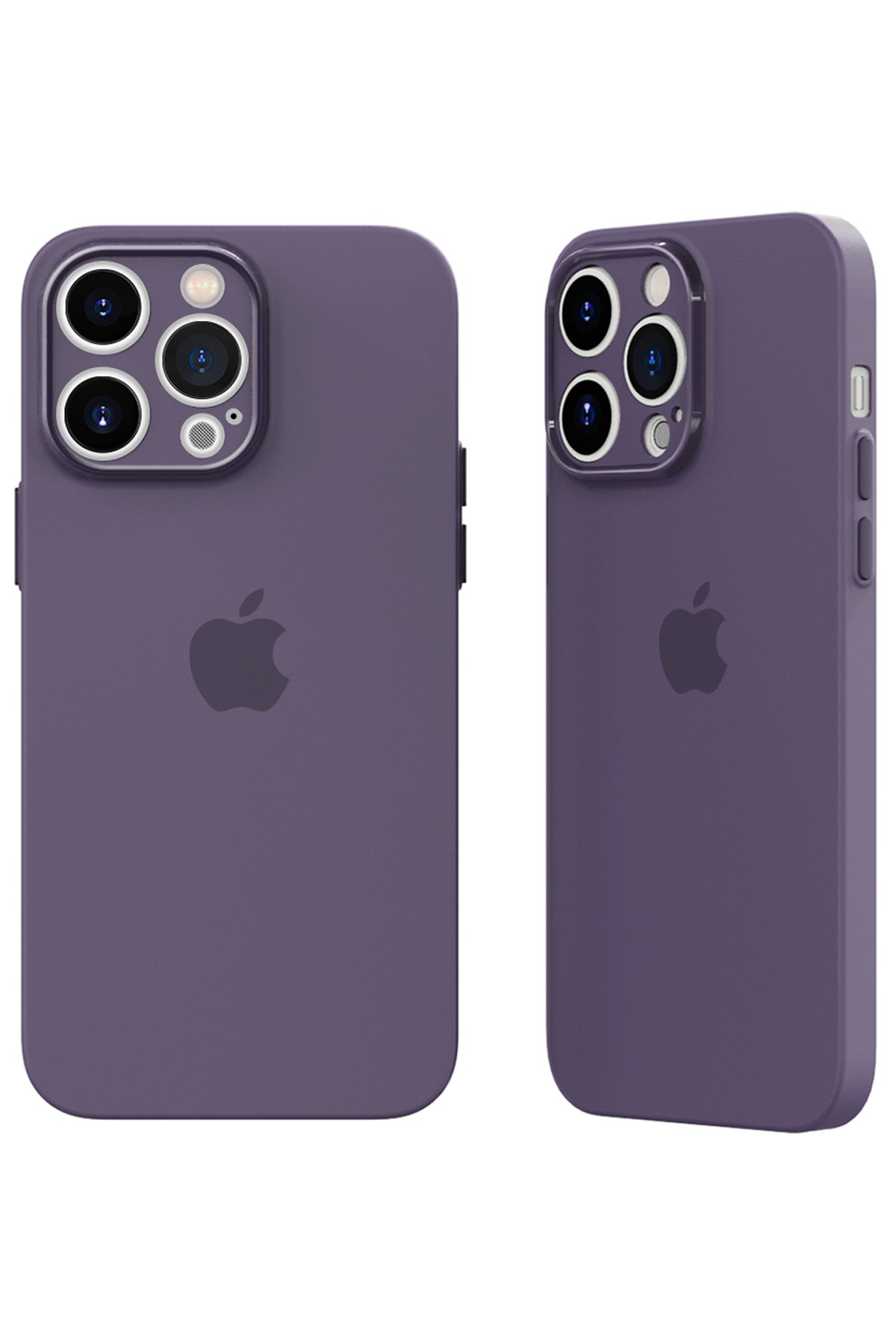  iPhone 14 Pro Kılıf Puma Silikon - Koyu Mor