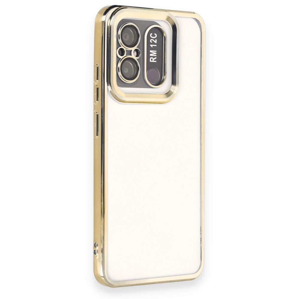 Redmi 12C Kılıf Slot Silikon - Gold Redmi 12C Kılıf Slot Silikon - Gold