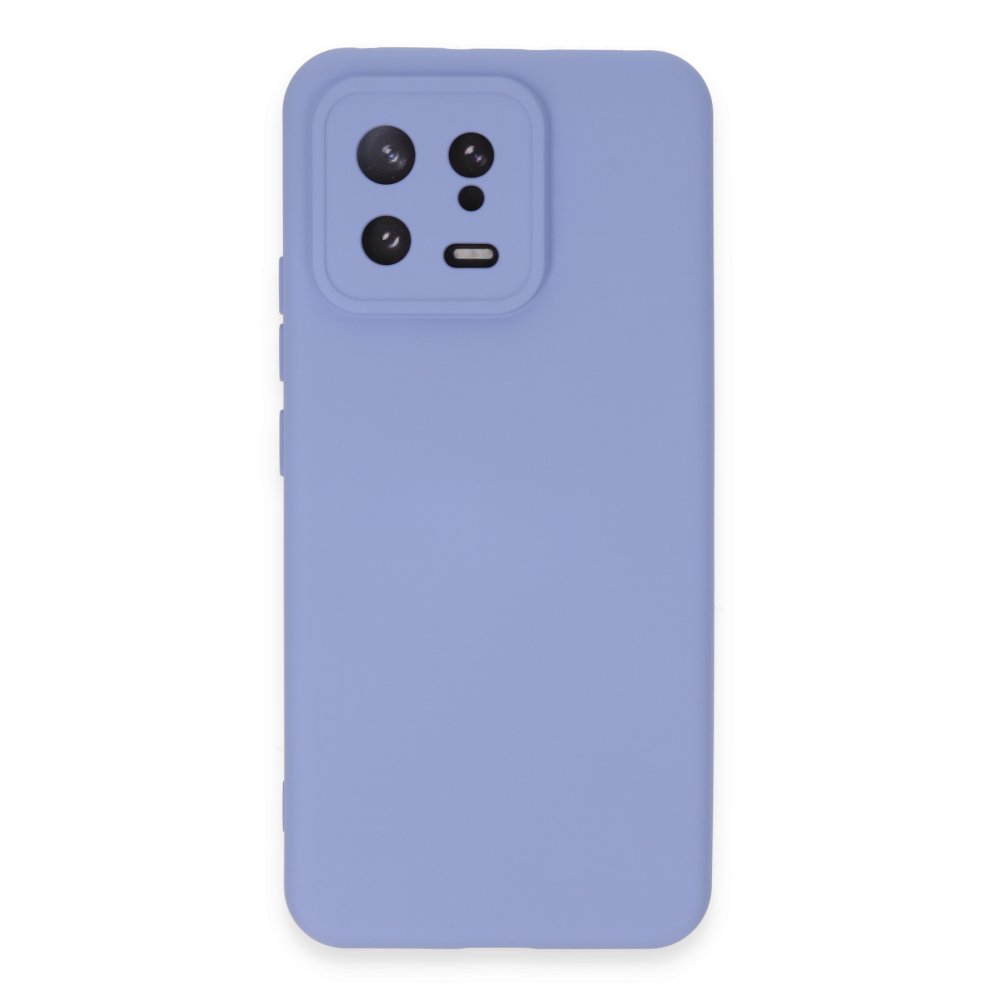 Xiaomi Mi 13 Kılıf Nano içi Kadife Silikon - Lila Xiaomi Mi 13 Kılıf Nano içi Kadife Silikon - Lila