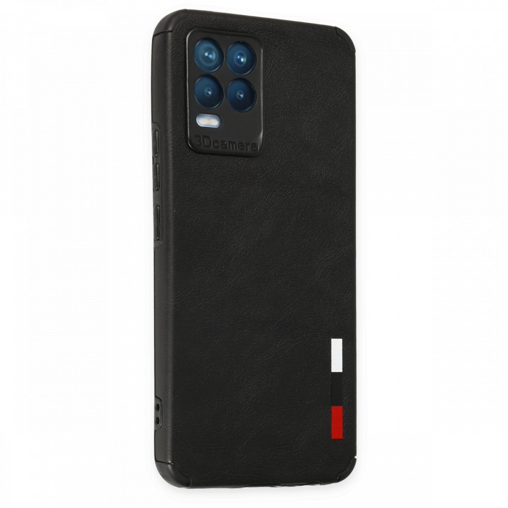  Realme 8 Pro Kılıf Loop Deri Silikon - Siyah