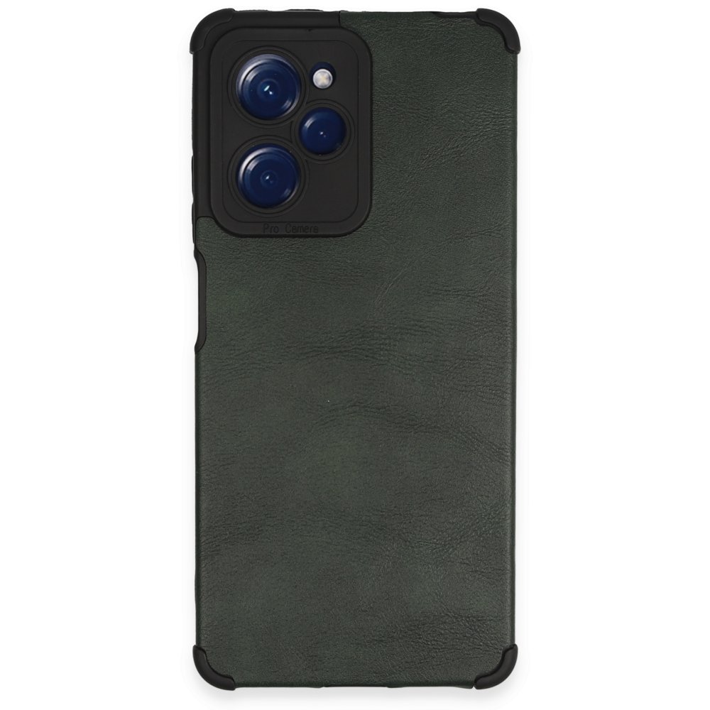 Redmi Note 12 Pro 5G Kılıf Loop Deri Silikon - Yeşil