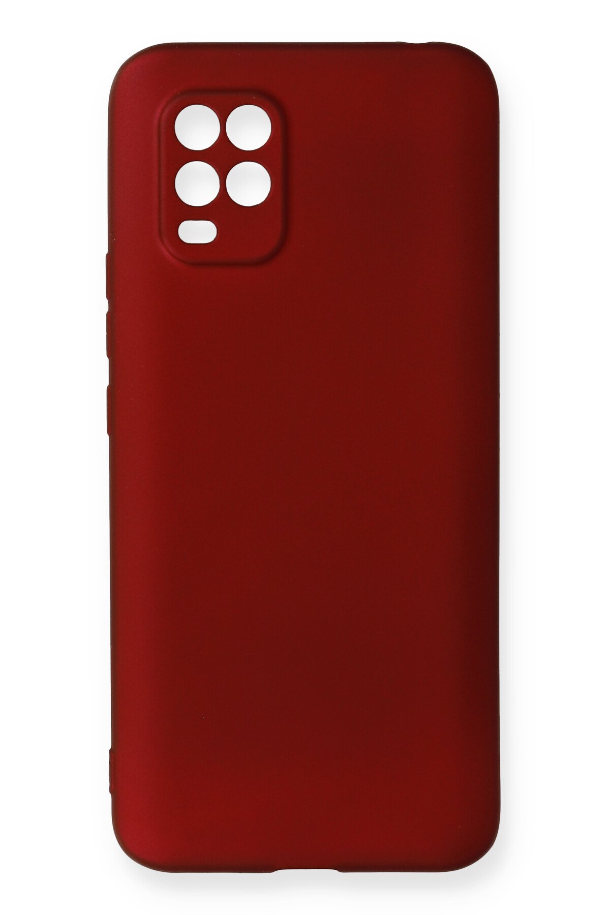 Xiaomi Mi 10 Lite Kılıf First Silikon - Bordo Xiaomi Mi 10 Lite Kılıf First Silikon - Bordo