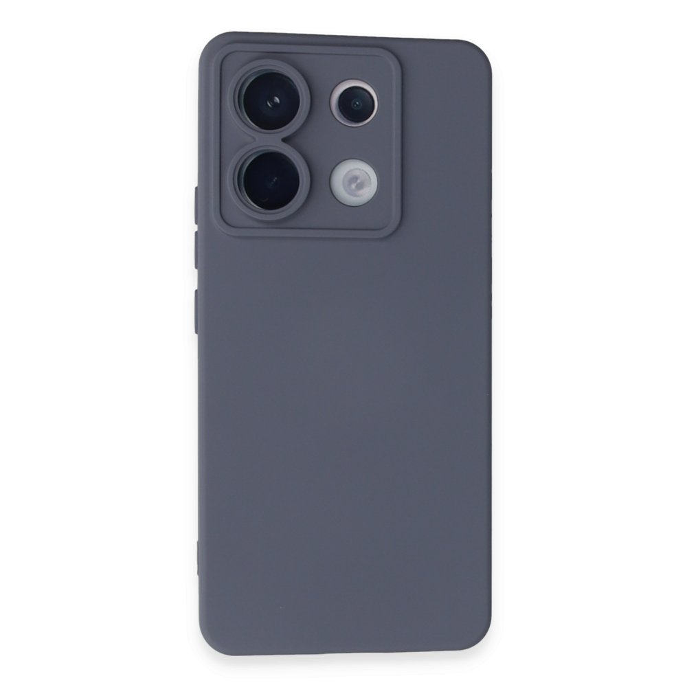 Redmi Note 13 Pro 5G Kılıf Nano içi Kadife Silikon - Gri Redmi Note 13 Pro 5G Kılıf Nano içi Kadife Silikon - Gri