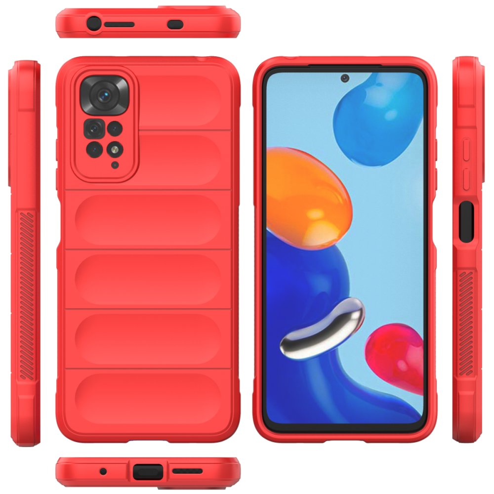 Redmi Note 11S Kılıf Optimum Silikon - Kırmızı Redmi Note 11S Kılıf Optimum Silikon - Kırmızı