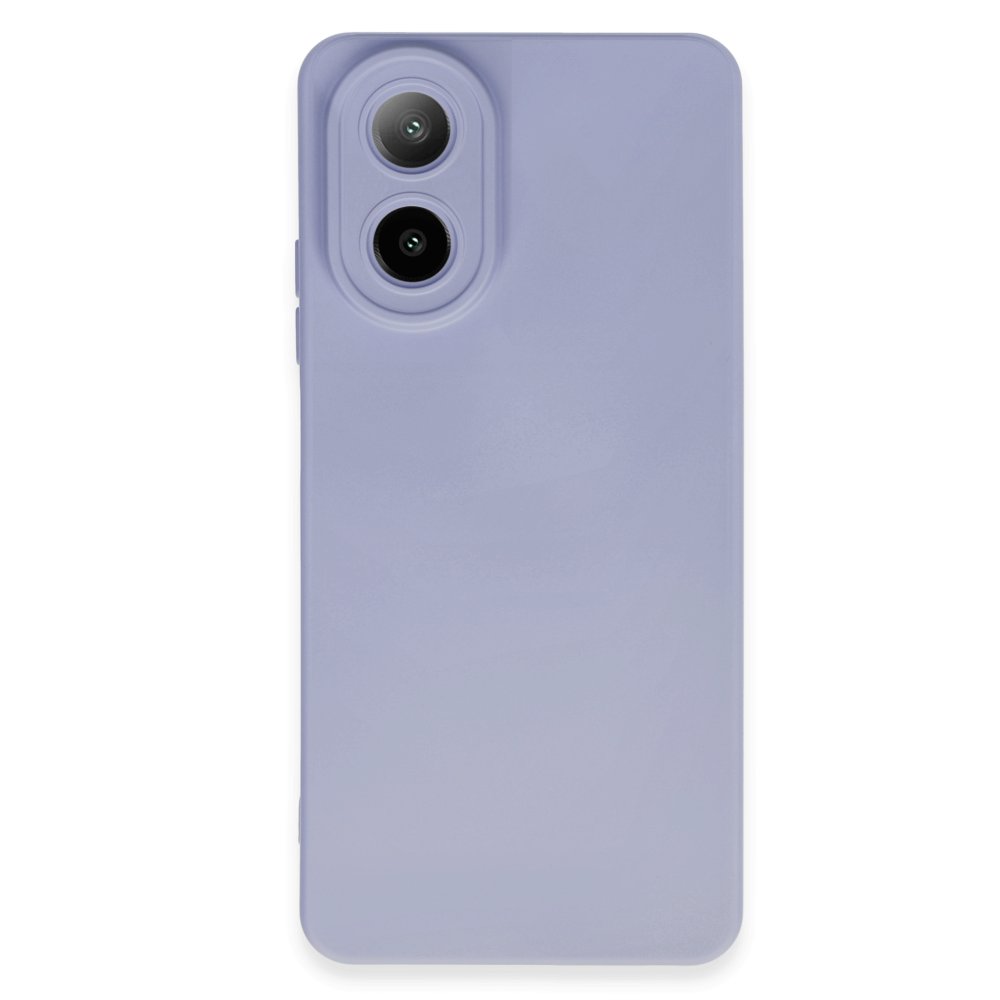 Oppo A38 Kılıf Nano içi Kadife Silikon - Lila Oppo A38 Kılıf Nano içi Kadife Silikon - Lila