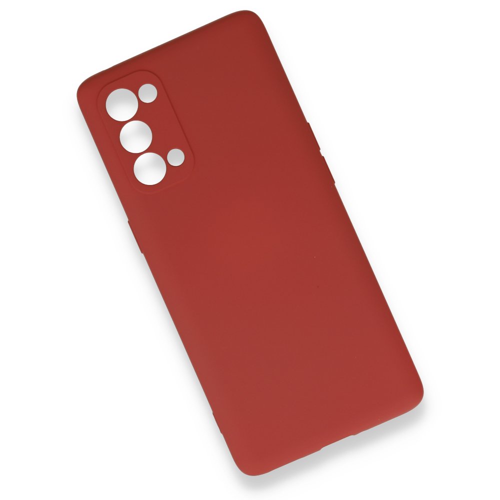  Oppo Reno 5 Pro Kılıf Nano içi Kadife Silikon - Kiremit