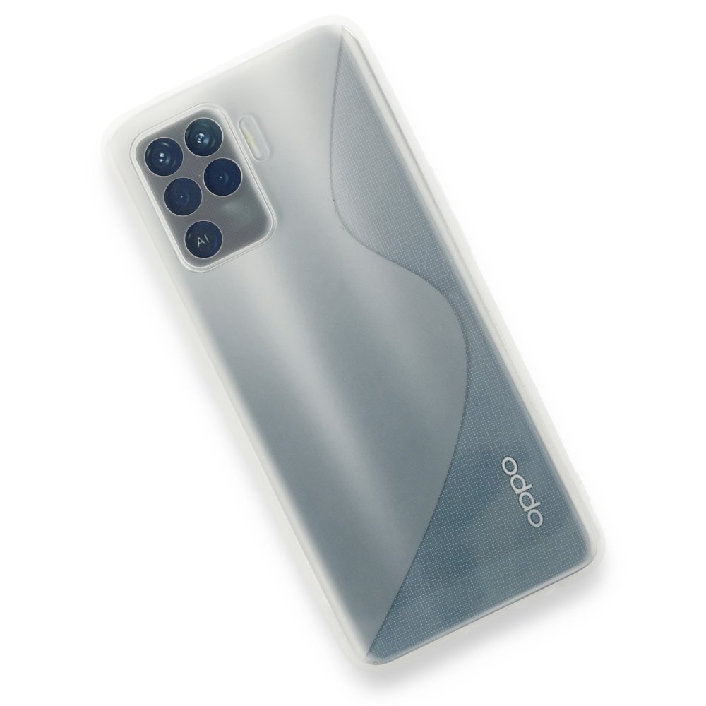  Oppo Reno 5 Lite Kılıf S Silikon - Şeffaf