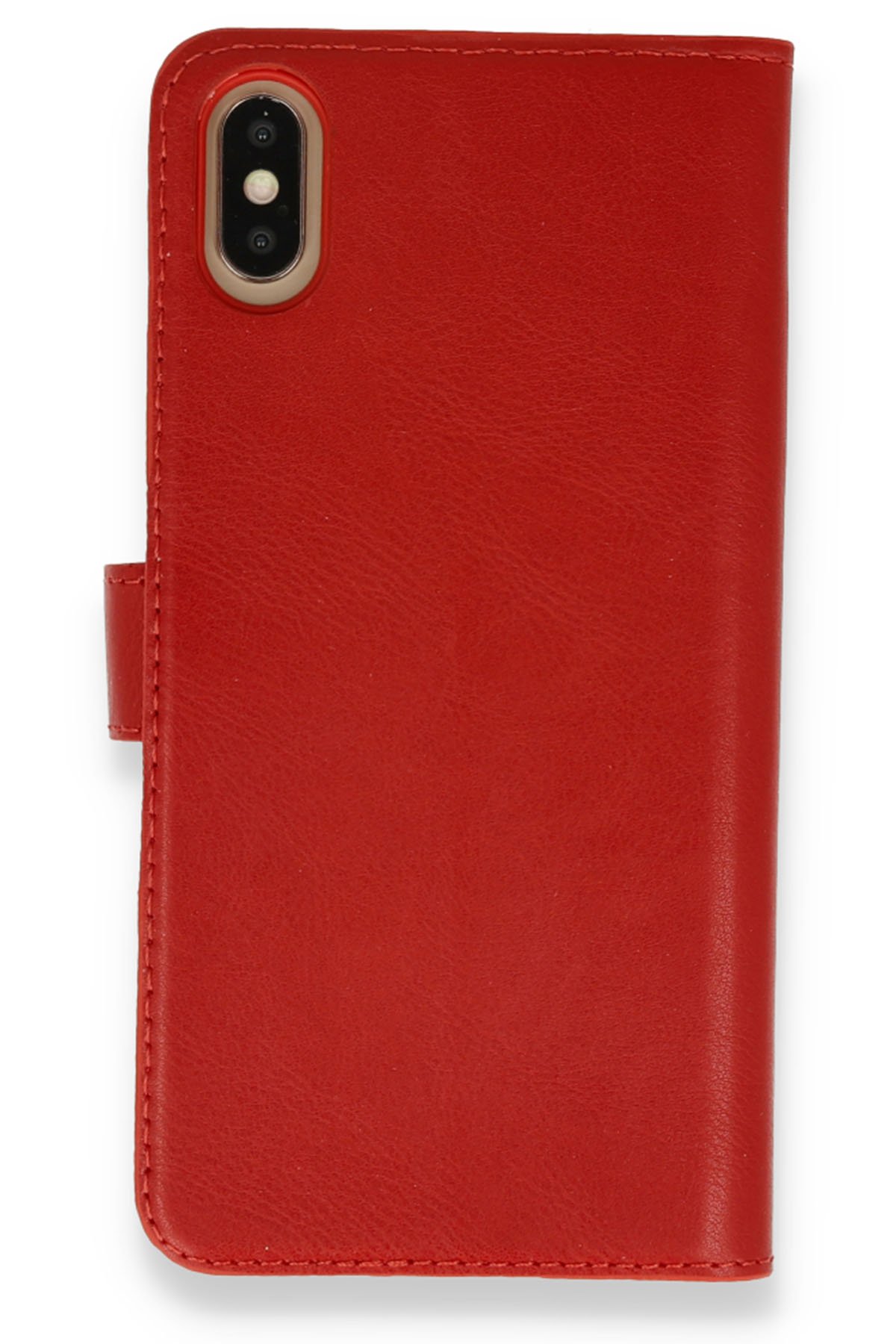 iPhone X Kılıf Trend S Plus Kapaklı Kılıf - Kırmızı  iPhone X Kılıf Trend S Plus Kapaklı Kılıf - Kırmızı