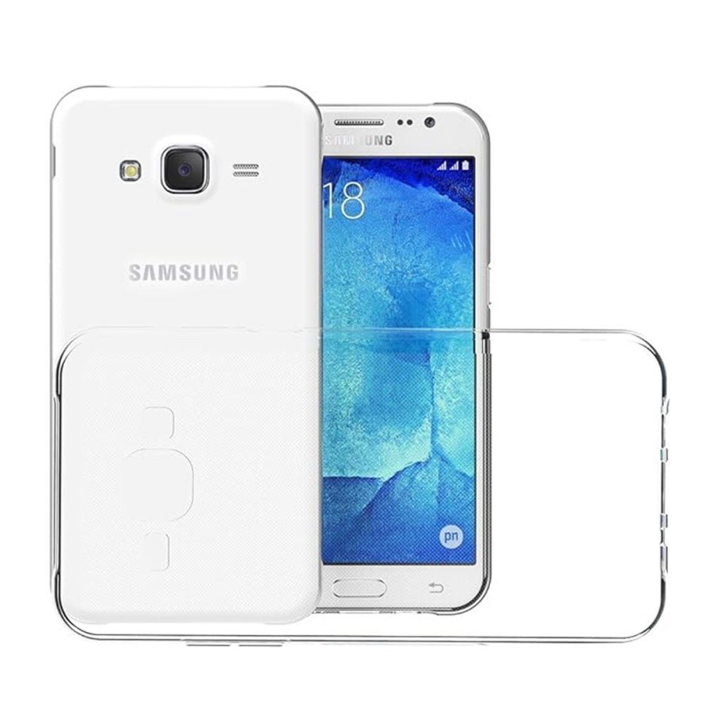  Samsung Galaxy J7 Kılıf Lüx Şeffaf Silikon