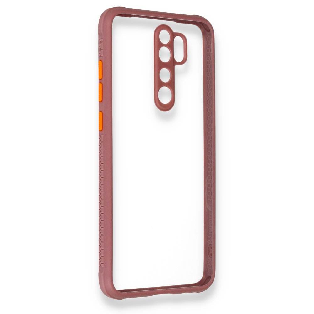 Redmi Note 8 Pro Kılıf Miami Şeffaf Silikon - Açık Mor