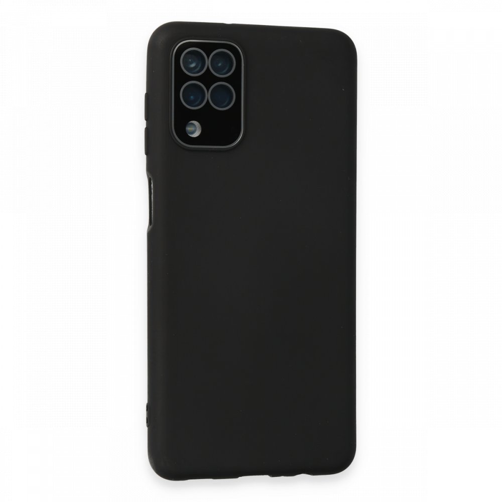  Samsung Galaxy M32 Kılıf Lansman Glass Kapak - Siyah