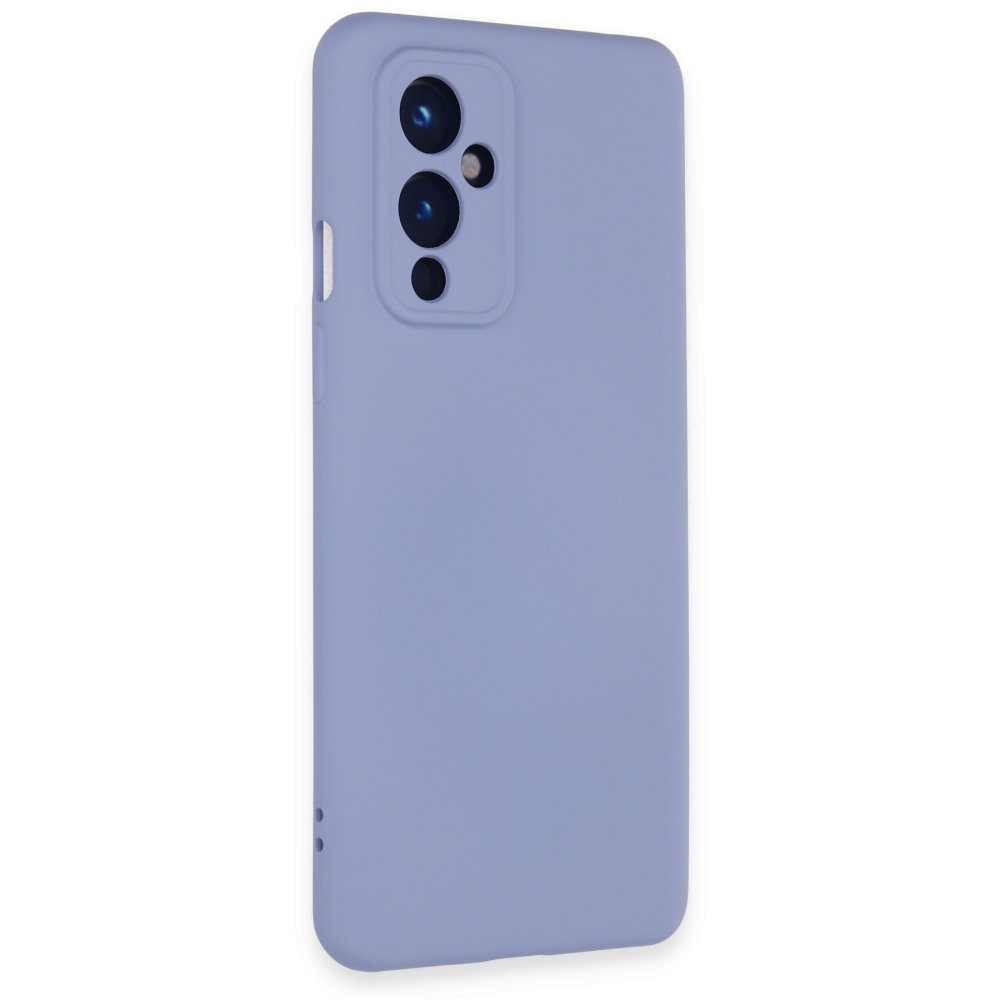 One Plus 9 Kılıf Nano içi Kadife Silikon - Lila One Plus 9 Kılıf Nano içi Kadife Silikon - Lila