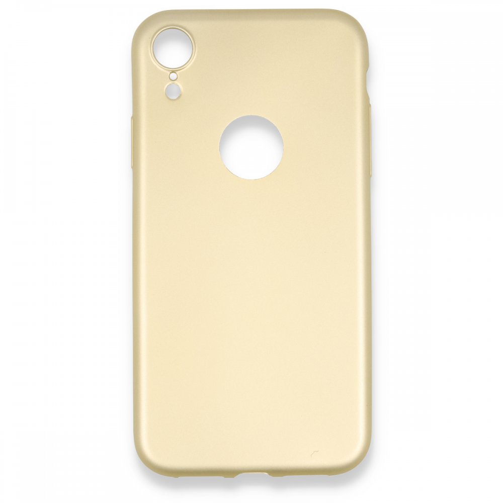  iPhone XR Kılıf First Silikon - Gold