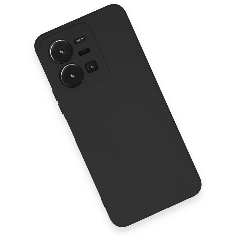 Vivo Y35 Kılıf Nano içi Kadife Silikon - Siyah Vivo Y35 Kılıf Nano içi Kadife Silikon - Siyah