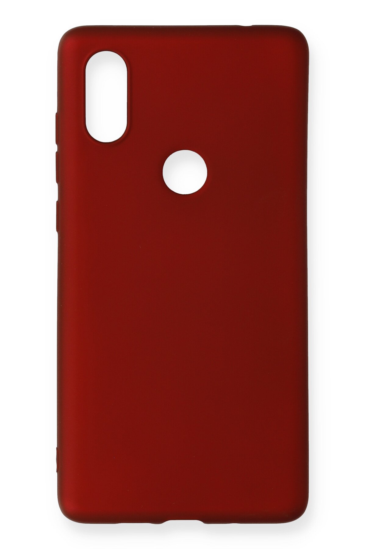 Xiaomi Mi Mix 2S Kılıf First Silikon - Bordo Xiaomi Mi Mix 2S Kılıf First Silikon - Bordo