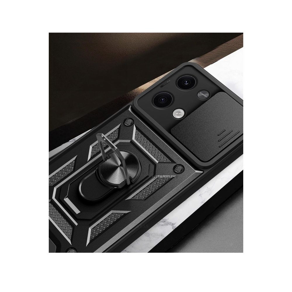 Xiaomi Poco X6 Kılıf Pars Lens Yüzüklü Silikon - Kırmızı  Xiaomi Poco X6 Kılıf Pars Lens Yüzüklü Silikon - Kırmızı