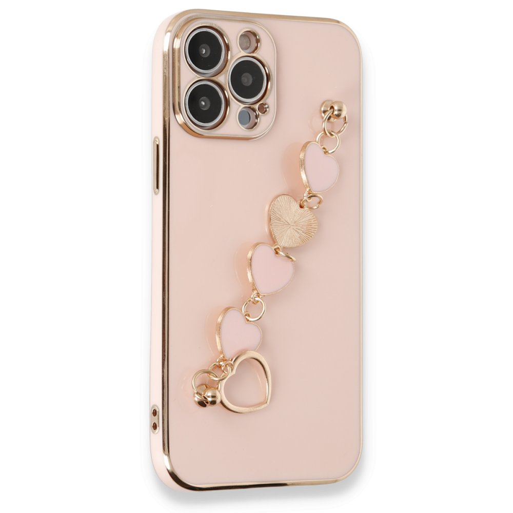  iPhone 14 Pro Kılıf Esila Silikon - Pudra
