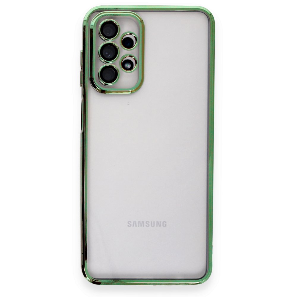  Samsung Galaxy A23 4G Kılıf Razer Lensli Silikon - Yeşil