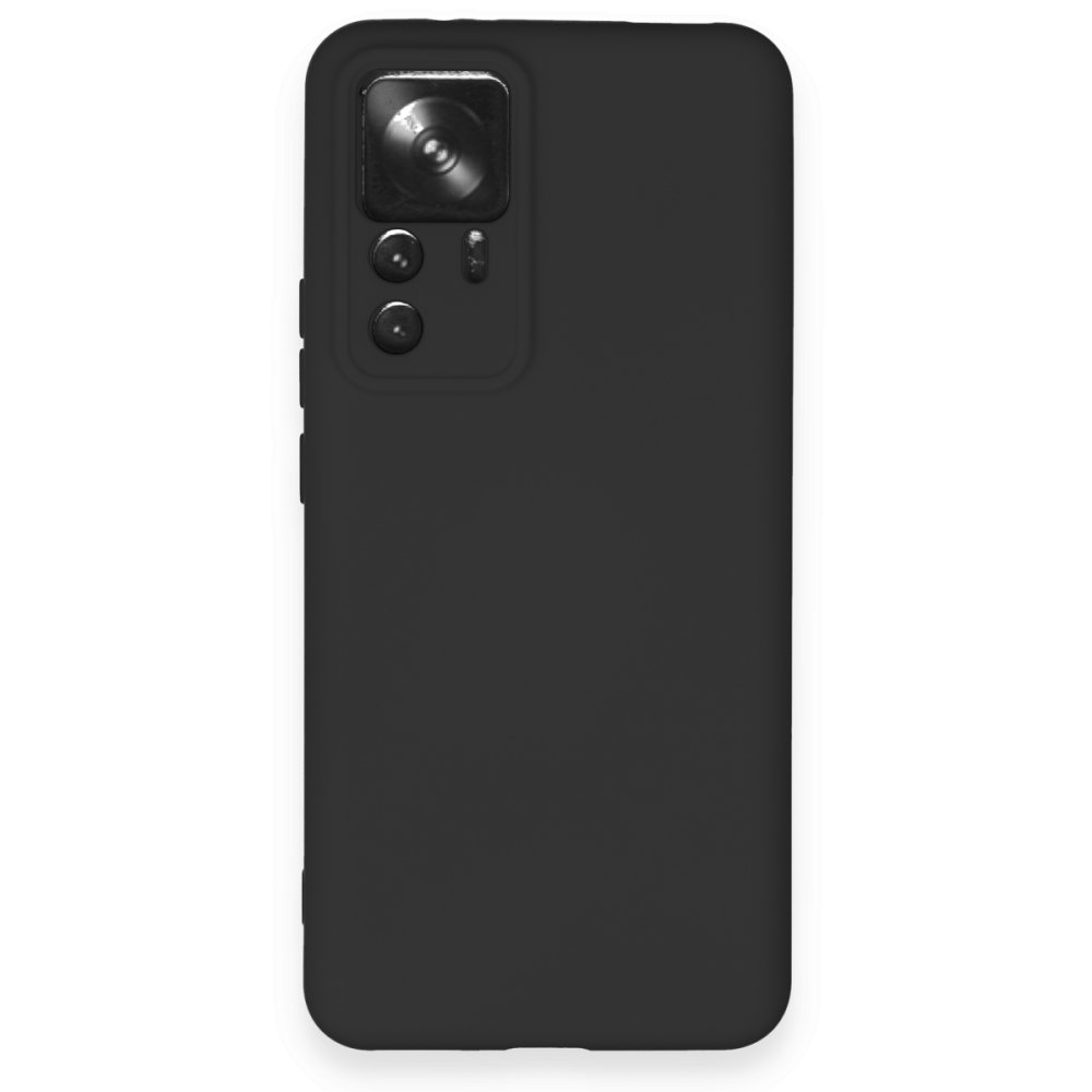  Xiaomi Mi 12T Kılıf Nano içi Kadife Silikon - Siyah