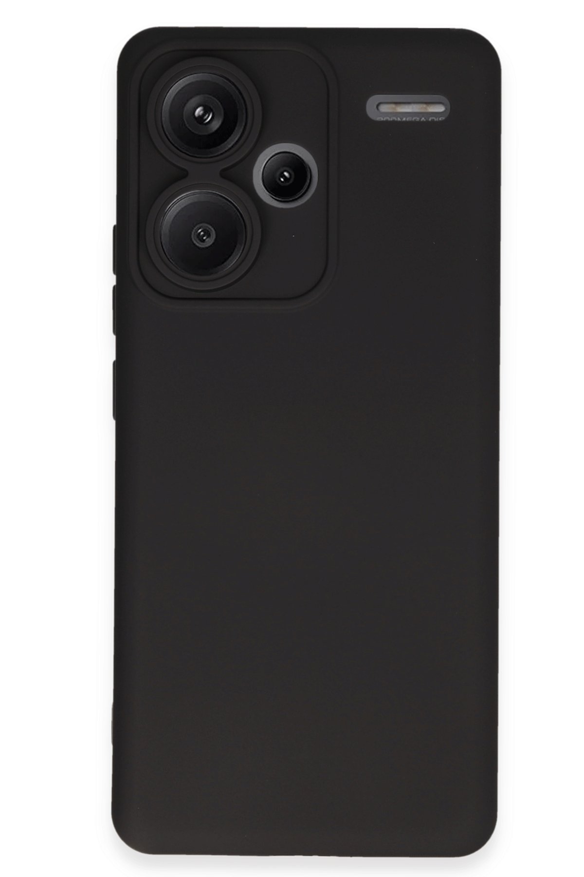 Redmi Note 13 Pro Plus Kılıf Nano içi Kadife Silikon - Siyah Redmi Note 13 Pro Plus Kılıf Nano içi Kadife Silikon - Siyah