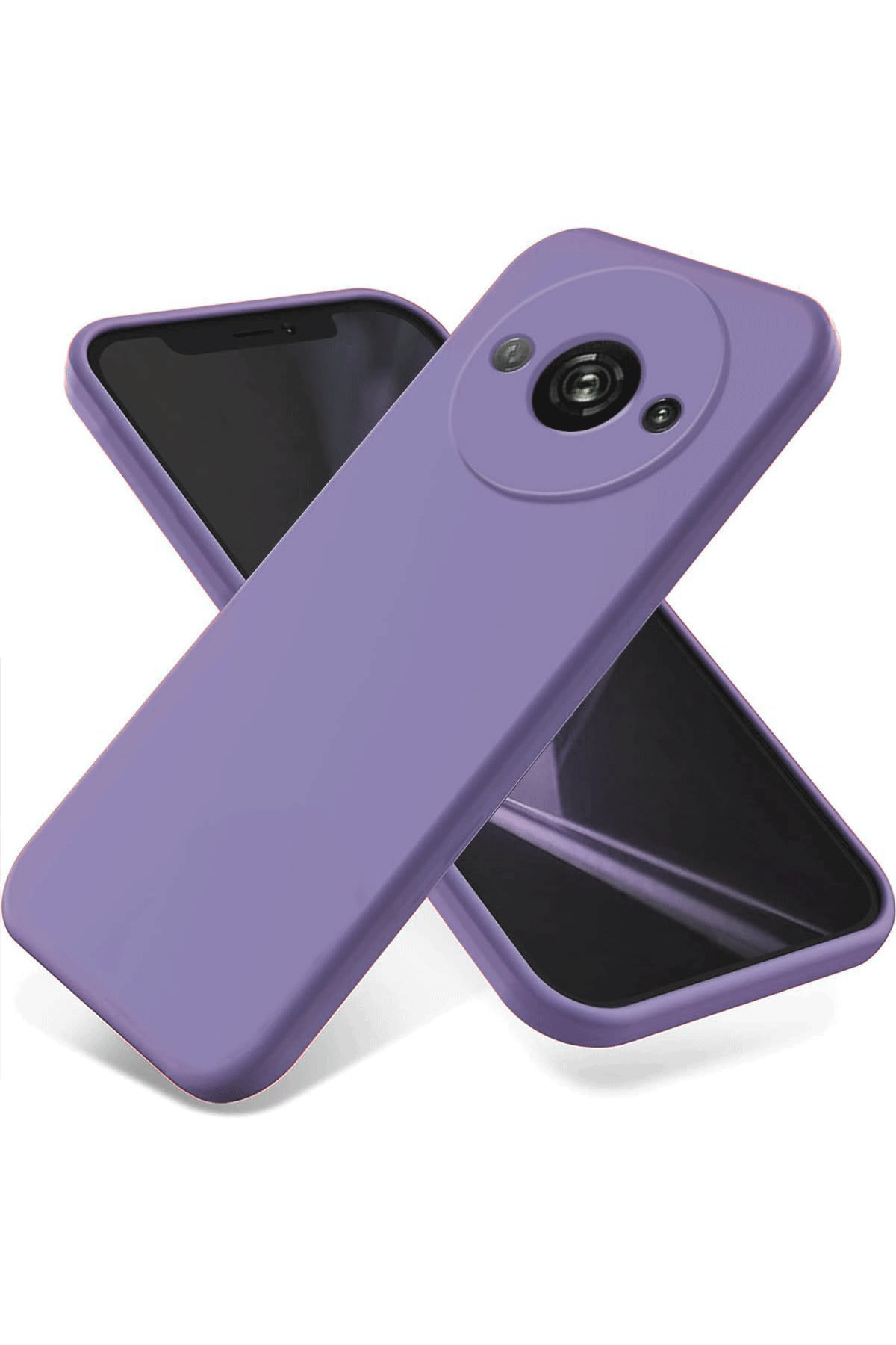 Xiaomi Poco C61 Kılıf First Silikon - Lila Xiaomi Poco C61 Kılıf First Silikon - Lila