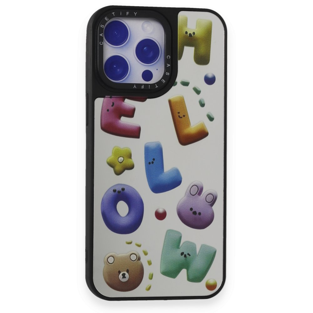  iPhone 15 Pro Kılıf Mirror Desenli Kapak - Mirror - 15