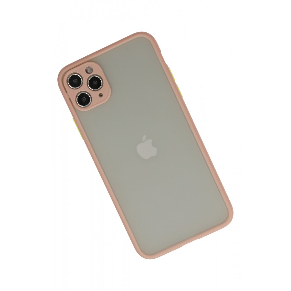  iPhone 12 Pro Kılıf Montreal Silikon Kapak - Pembe