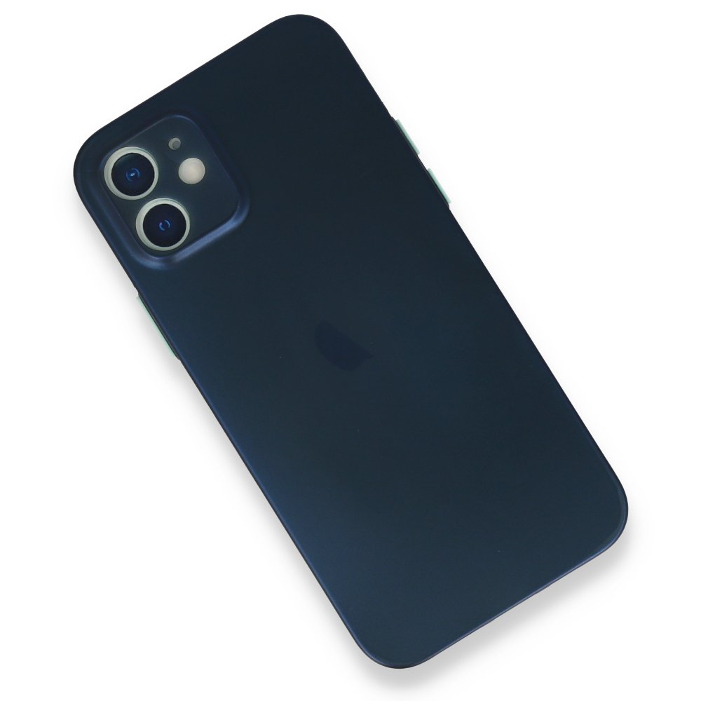  iPhone 12 Mini Kılıf PP Ultra İnce Kapak - Mavi