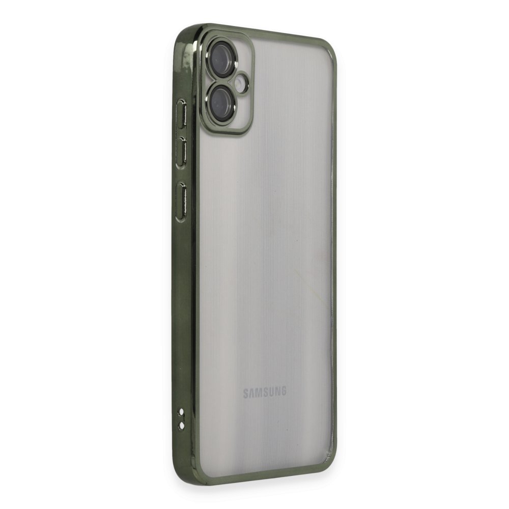 Samsung Galaxy A05 Kılıf Razer Lensli Silikon - Yeşil Samsung Galaxy A05 Kılıf Razer Lensli Silikon - Yeşil