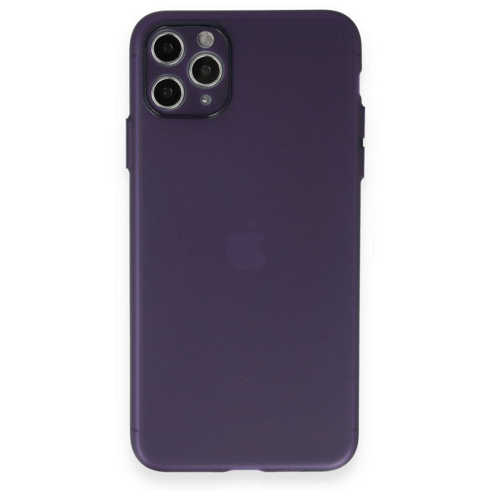  iPhone 11 Pro Max Kılıf Puma Silikon - Koyu Mor