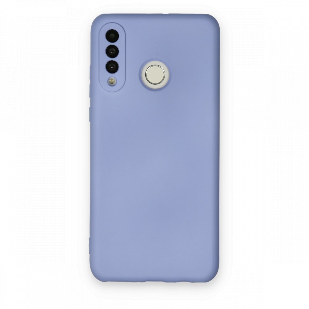 Huawei P30 Lite Kılıf Nano içi Kadife Silikon - Lila Huawei P30 Lite Kılıf Nano içi Kadife Silikon - Lila